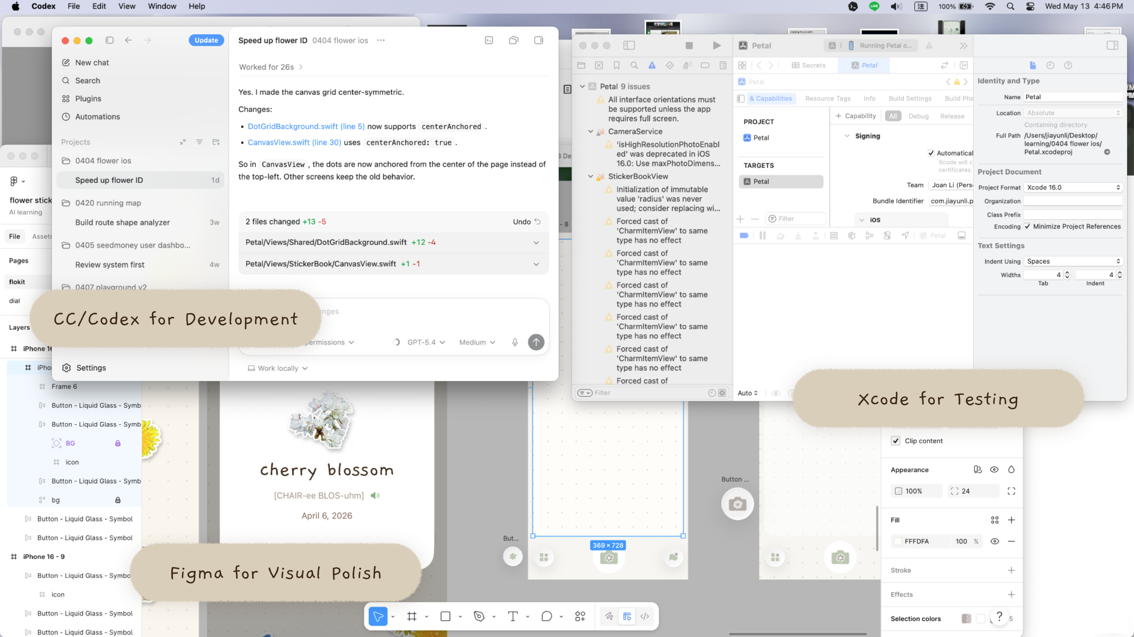 AI collaboration workflow for Flormie