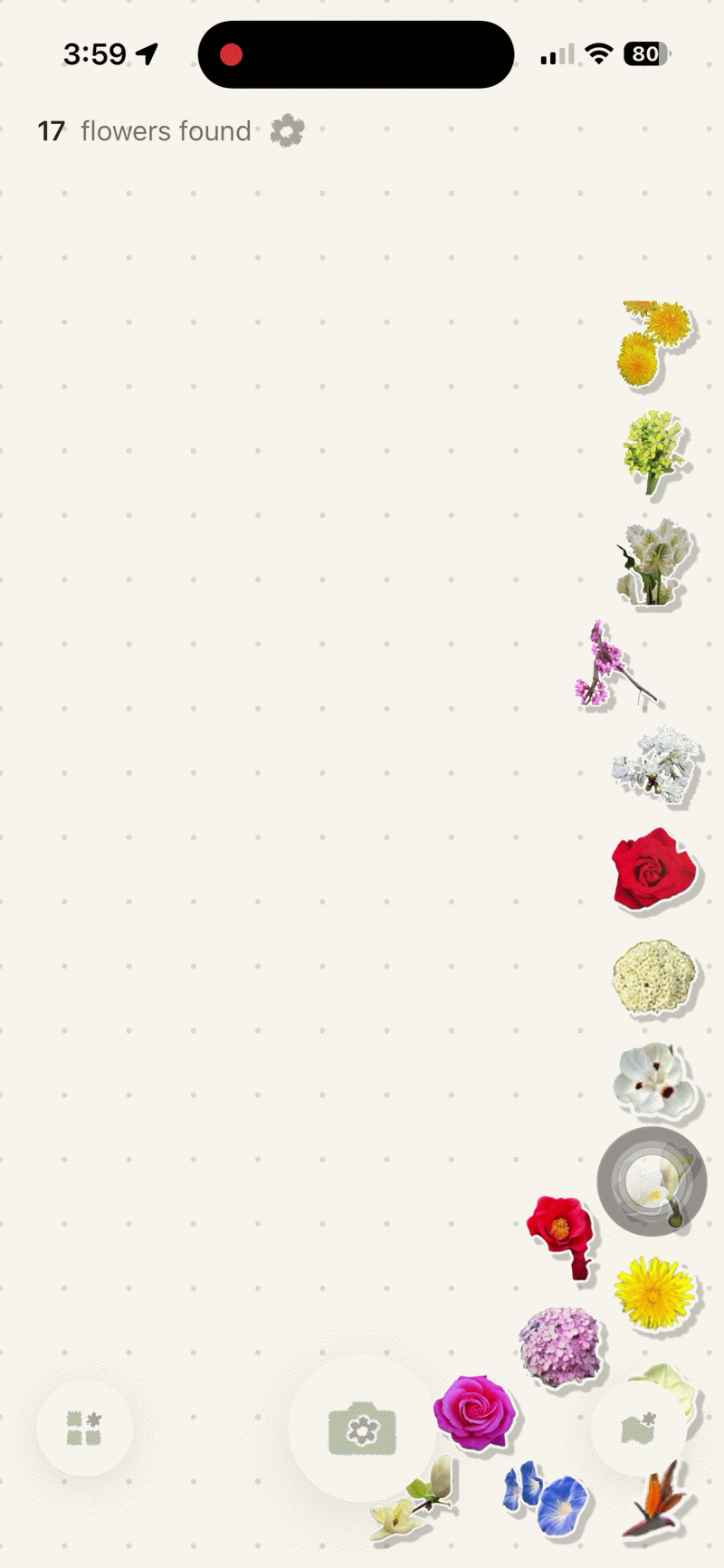 Interactive moving sticker canvas