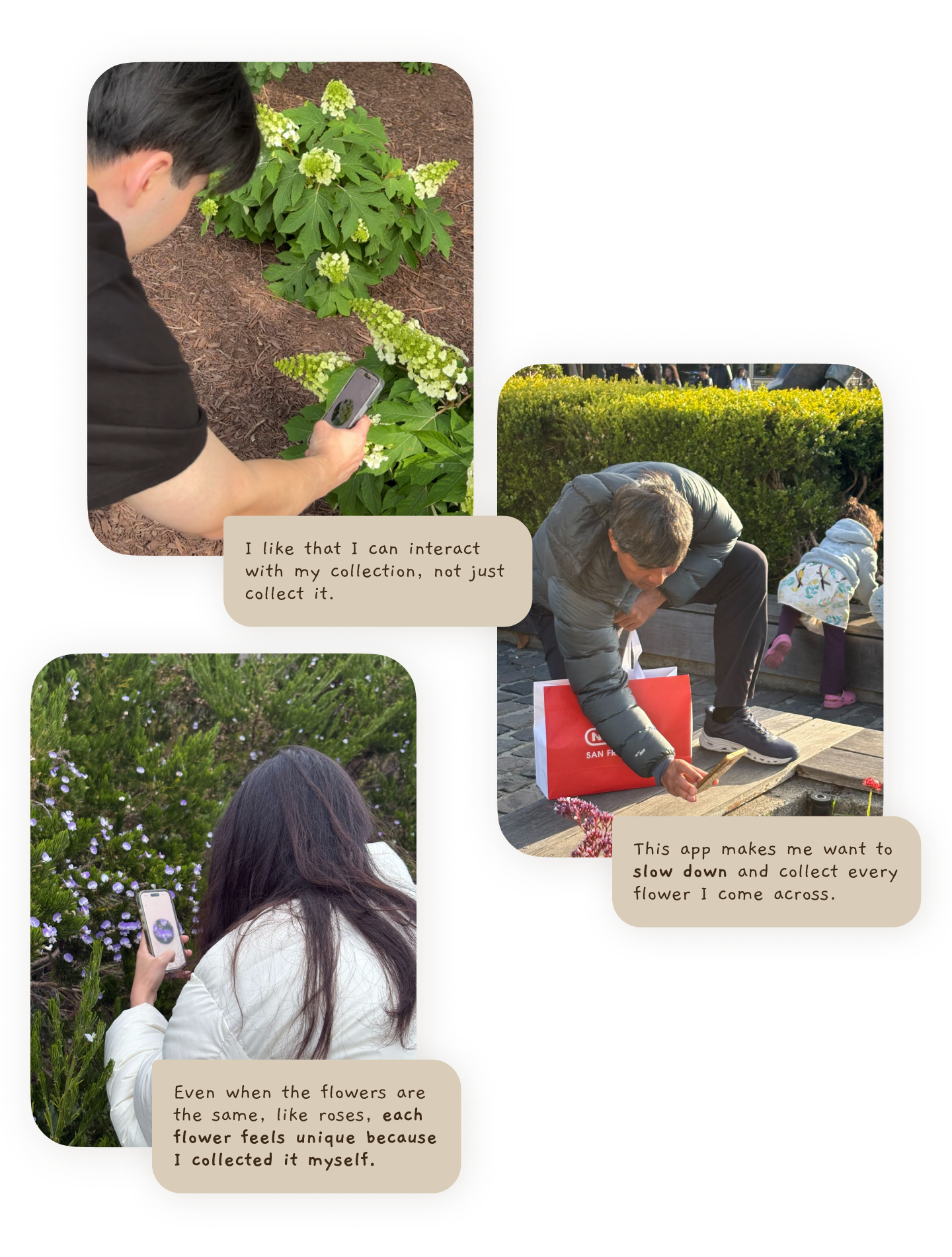 User testing horizontal frame